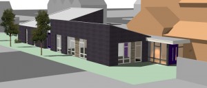 nieuwbouw parochiehuis voor st.Ceacilia te Neede